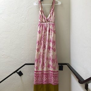 Ann Taylor Loft Silk Maxi Dress